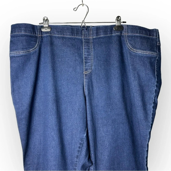 George Medium  Dark Wash Stretch Denim Jegging 3X - Picture 5 of 8